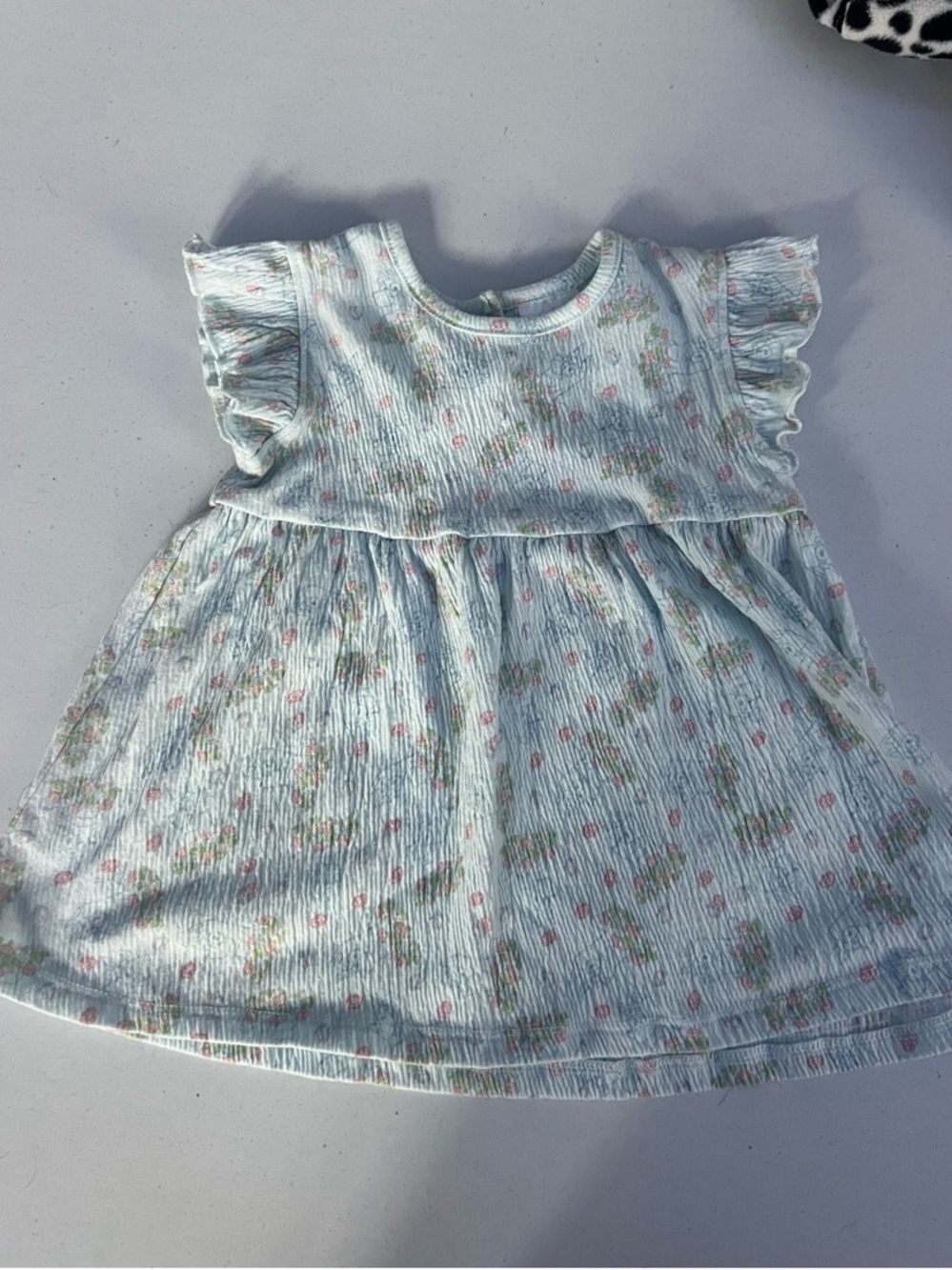 Bluey Floral Ruffle Sleeve Dress Baby 12M